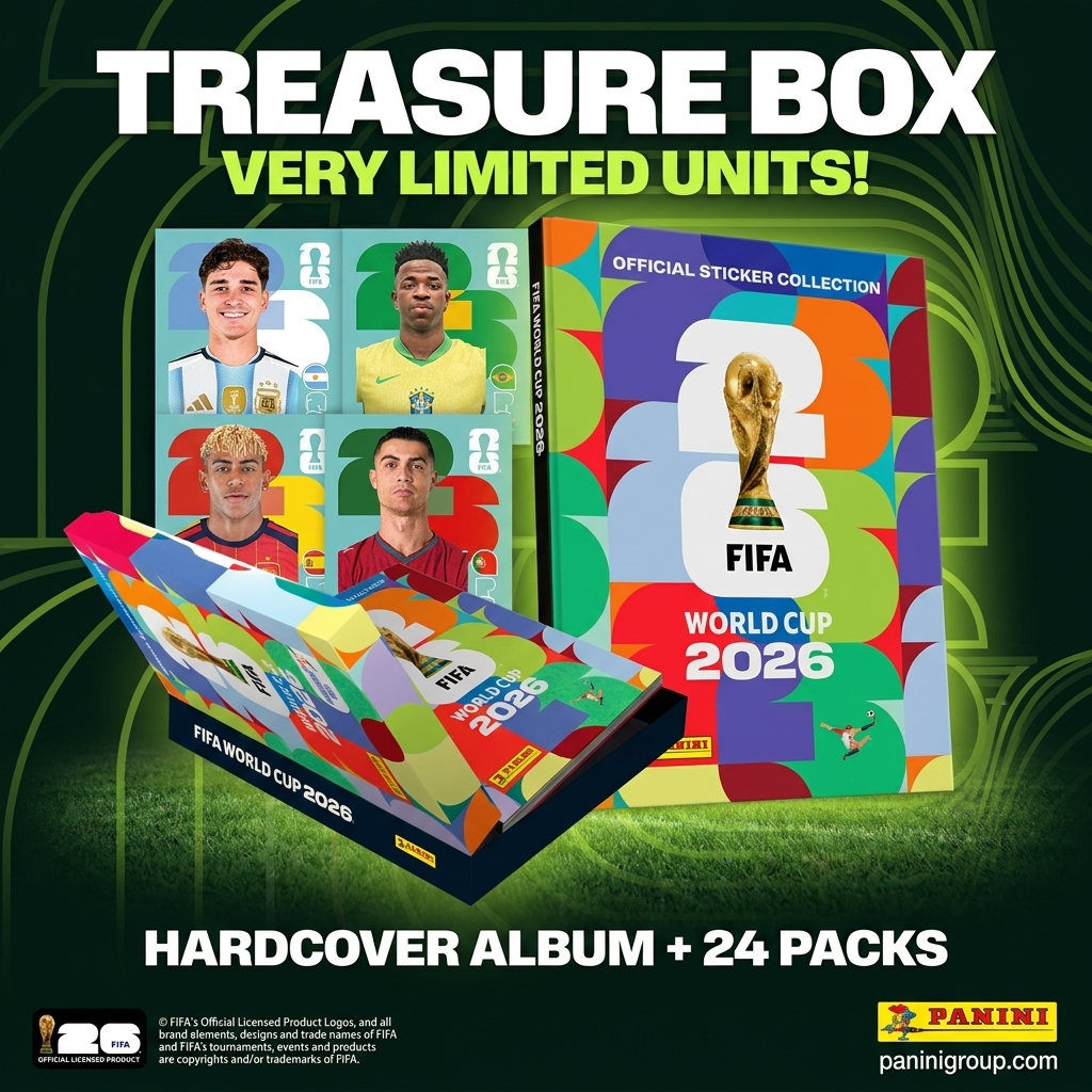 Panini FIFA World Cup 2026 Treasure Box – United Edition (Numbered /5000)